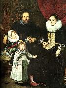 Cornelis de Vos the painter and his family oil painting reproduction